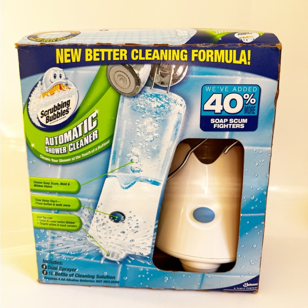 SCRUBBING BUBBLES Automatic Shower Cleaner Kit